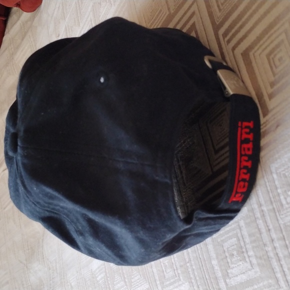 Ferrari Adjustable Baseball Cap SF Logo Hat RARE Official Product - Picture 2 of 11